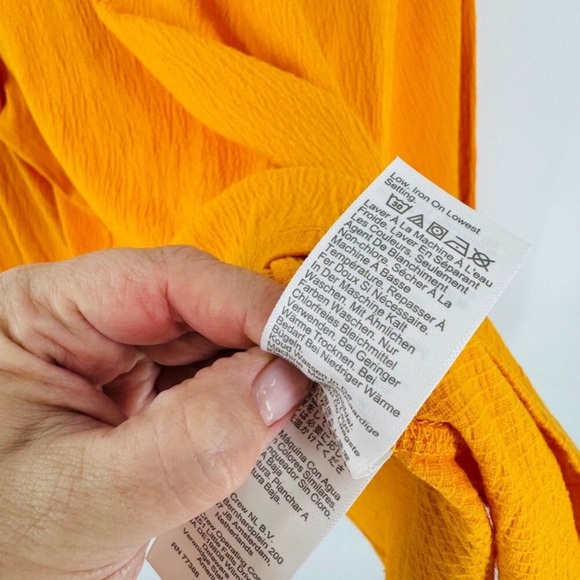 J Crew Factory marigold ruffle top - Picture 5 of 8